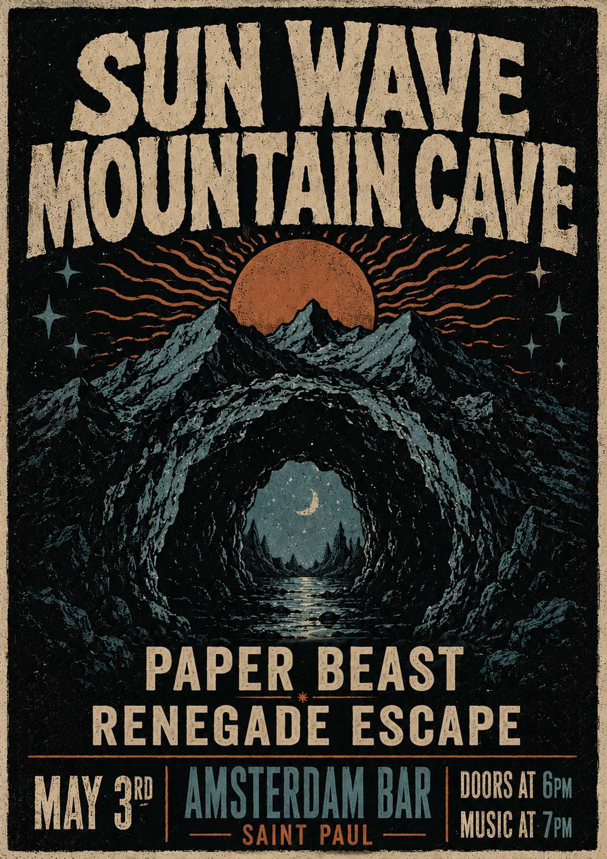 Sun Wave Mountain Cave ft. Paper Beast and Renegade Escape