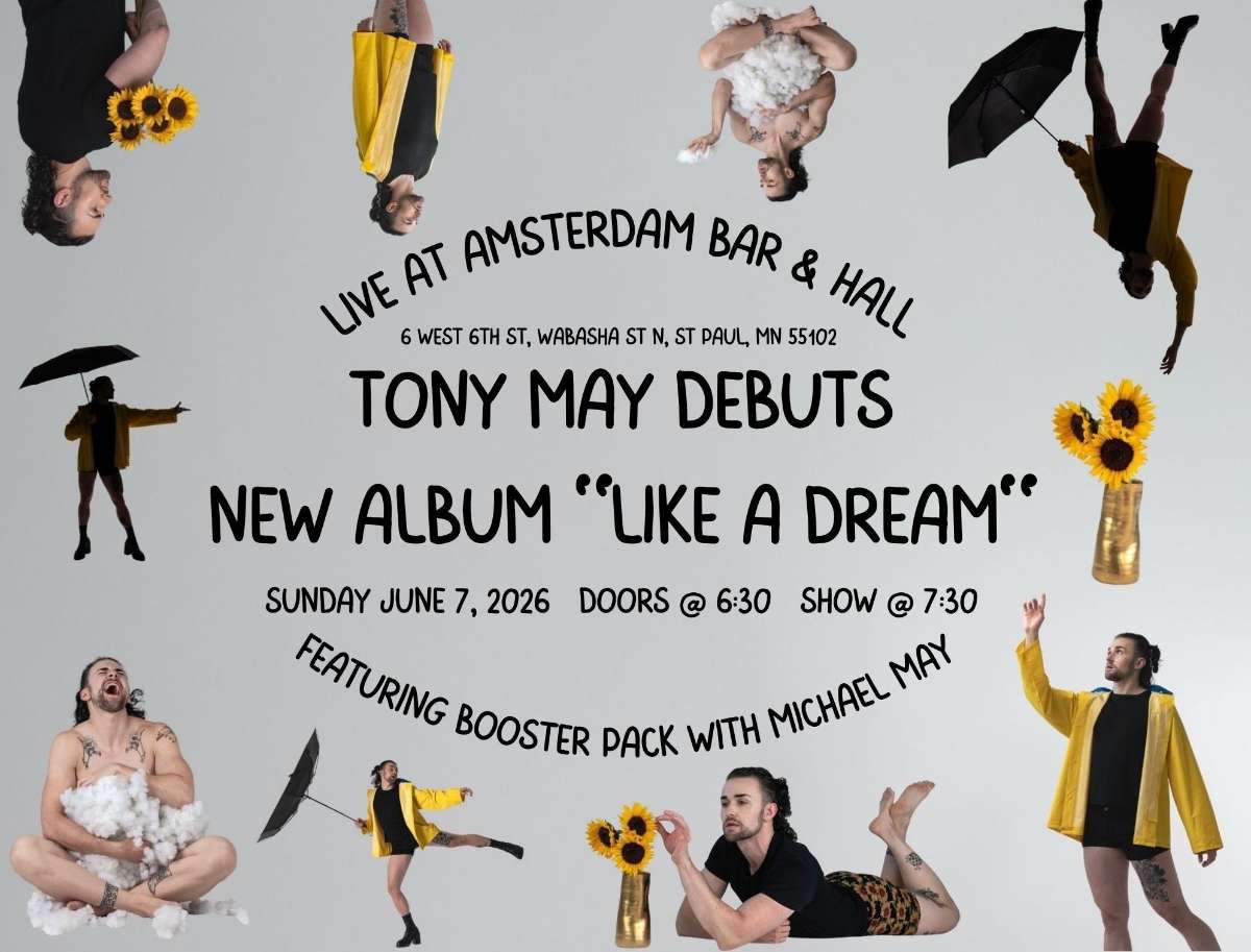 Tony May debuts new album “Like a Dream” Live at Amsterdam